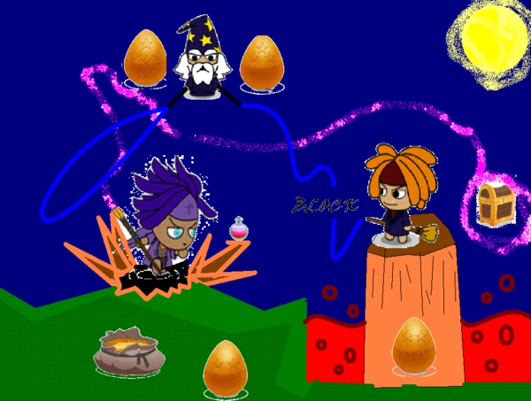 pelea de magos